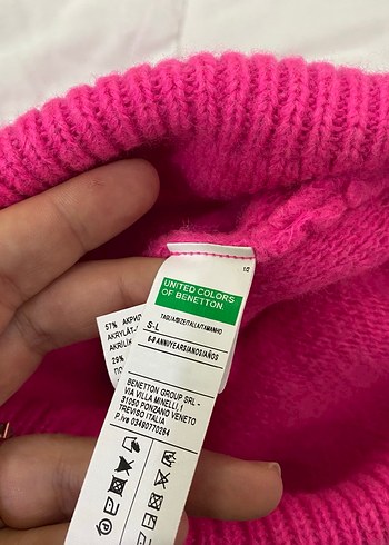 Pembe Örgü Kadın Bere Ponponlu - Görsel 4