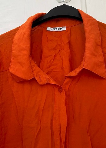 Turuncu gömlek - Görsel 2