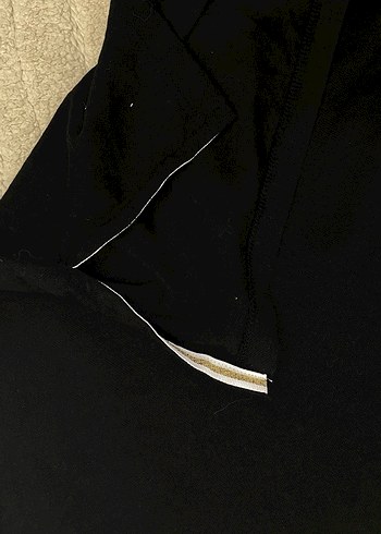 Fermuarlı Siyah Polo Yaka yazlık elbise - Görsel 6