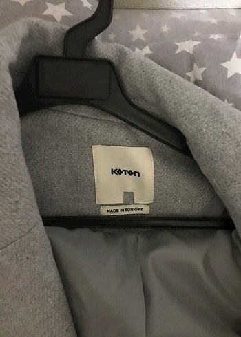 Koton Gri Kuşaklı Kaban - Görsel 6