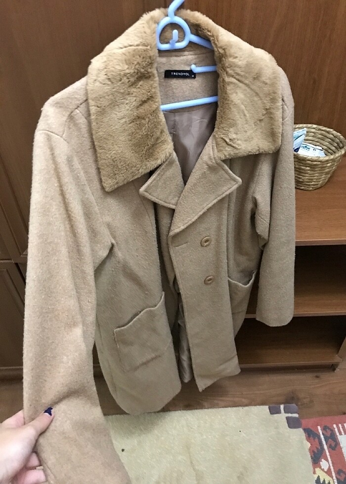 Trendyolmilla Kaşe Kaban - Görsel 2