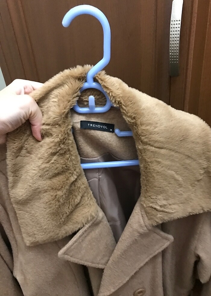 Trendyolmilla Kaşe Kaban - Görsel 4