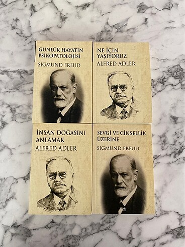 Freud ve Alfred Adler 4?lü kitap seti