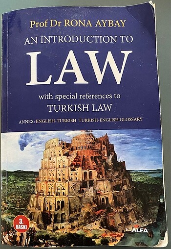 An Introduction to Law with Specia References to Turkish Law