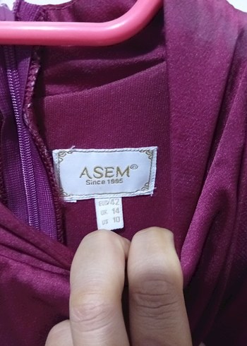 Bordo V Yaka Midi Elbise, Fermuarlı, Uzun Kollu