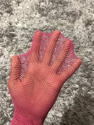 Pembe File Külotlu Çorap...