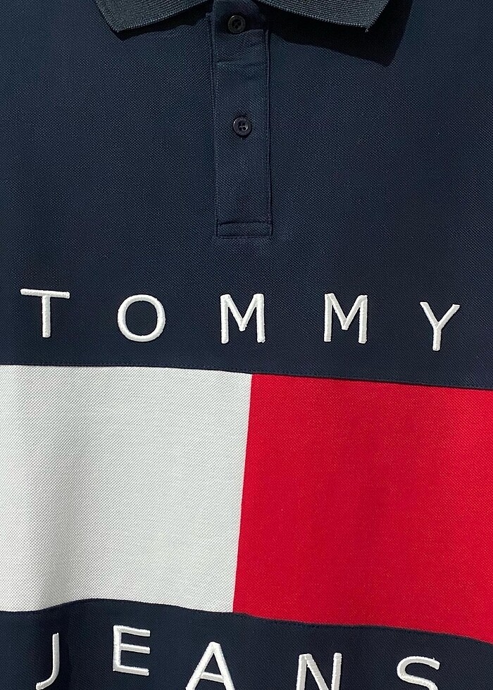 TOMMY HILFIGER JEANS POLO YAKA T-SHIRT(PREMİUM) - Görsel 2