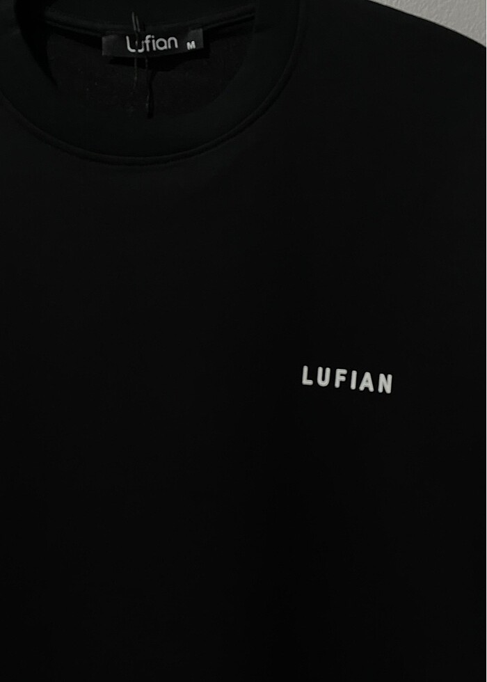 LUFİAN SİYAH BASIC BASKILI T-SHIRT - Görsel 2
