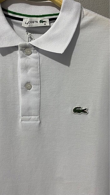 LACOSTE BEYAZ POLO YAKA T-SHIRT - Görsel 2