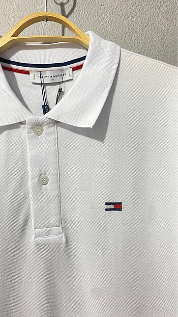 TOMMY HILFIGER BEYAZ POLO YAKA T-SHIRT - Görsel 2