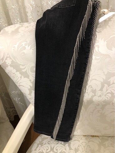 Twist zincirli jean