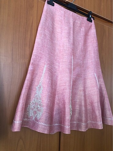 Vintage Love İşlemeli etnik etek