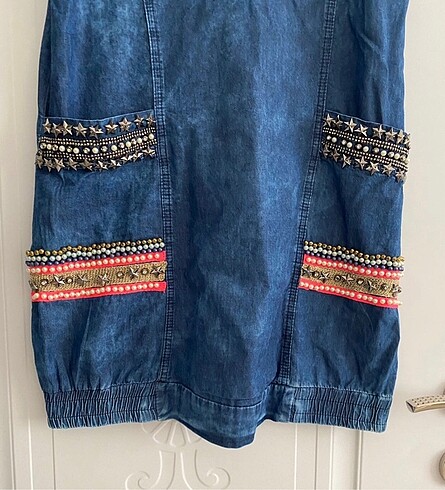 Koton Signet jean elbise / tunik