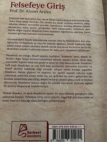  Felsefeye giriş kitabı