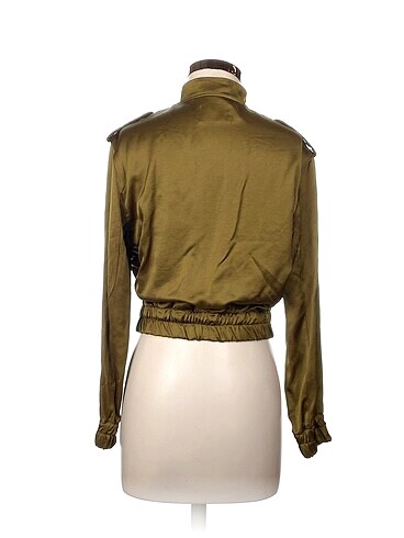 s Beden Bershka Deri Ceket %70 İndirimli.