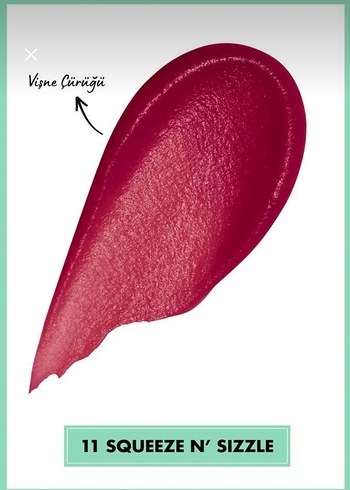 NYX Mat Dudak Balmı - Vişneli Turta - Görsel 2