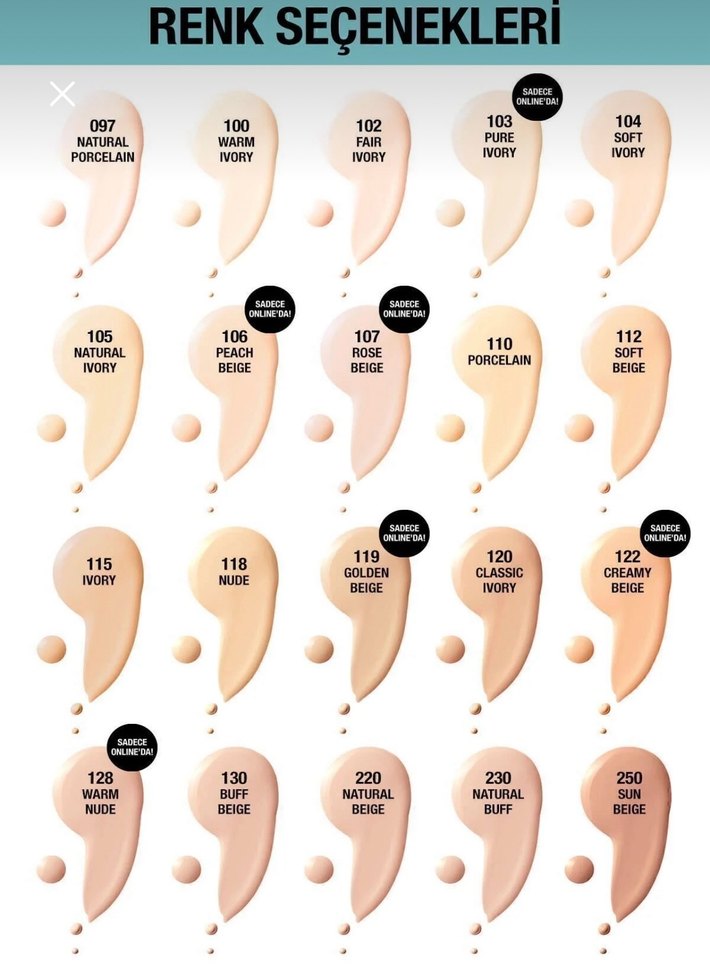 Maybelline Fit Me Mat Fondöten 110 Porcelain - Görsel 3