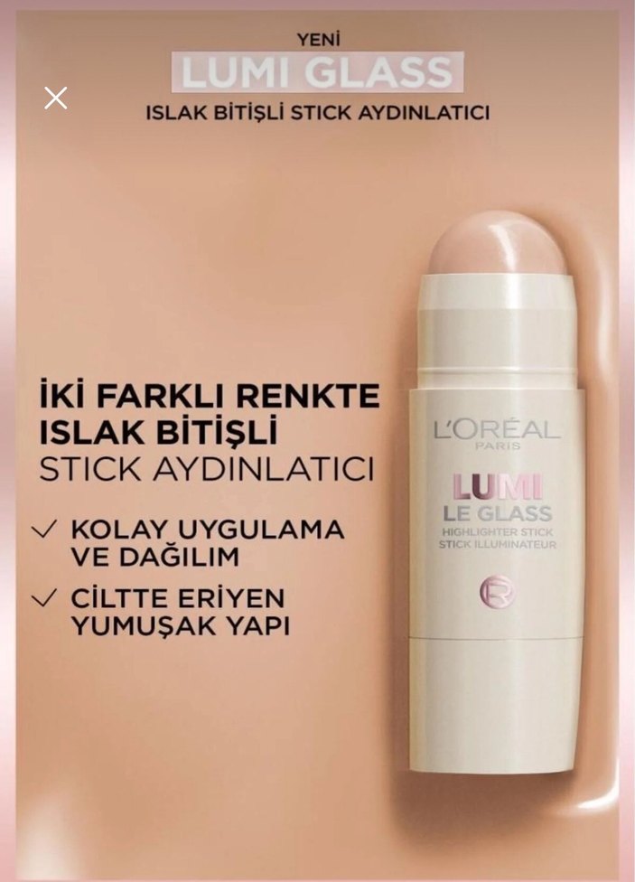 L'Oréal Lumi Glass Islak Bitişli Aydınlatıcı Stick - Görsel 3