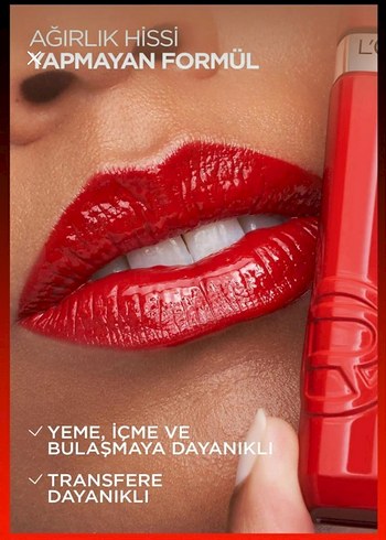 L'Oréal Infaillible Likit Parlak Ruj 520 Berry Bordeaux - Görsel 3