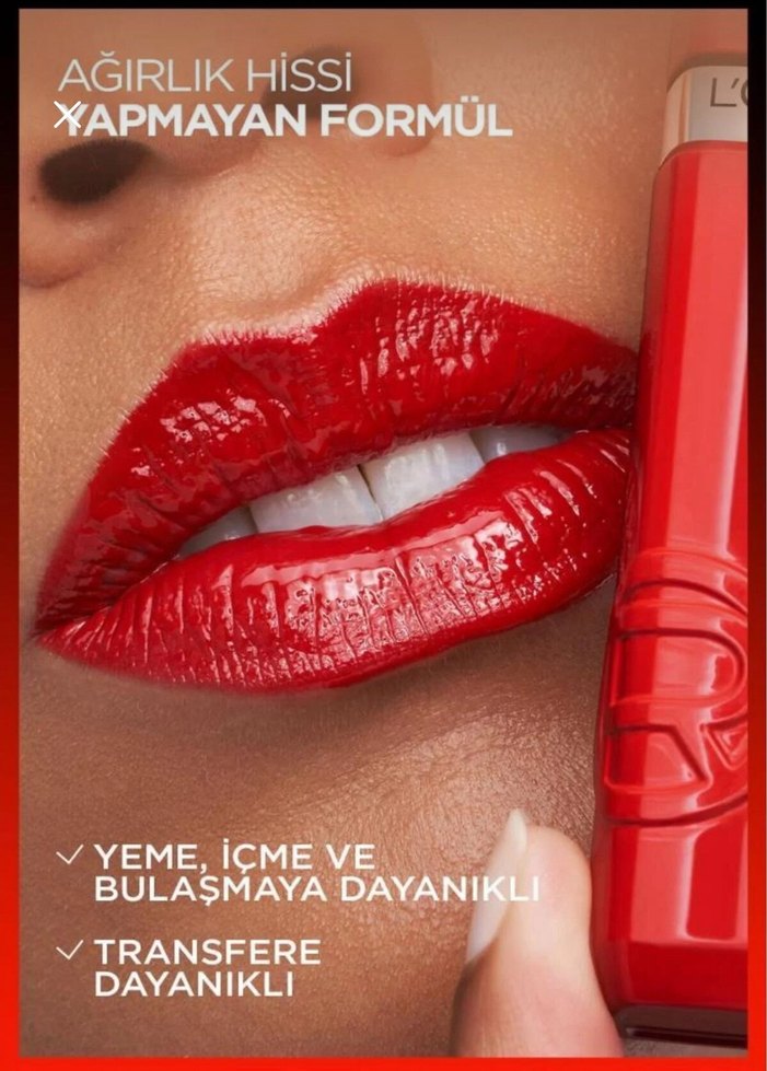 L'Oréal Infaillible Likit Parlak Ruj 520 Berry Bordeaux - Görsel 3