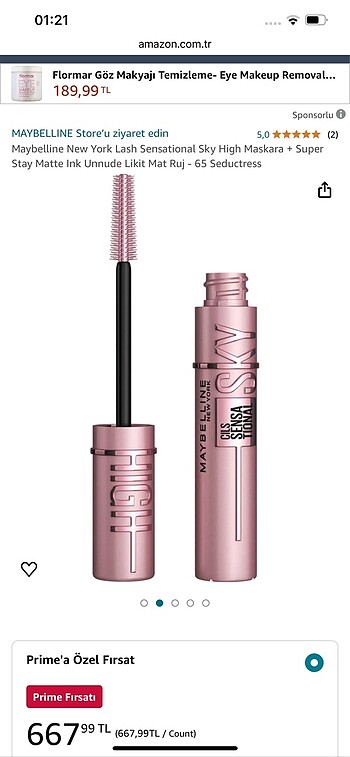 Maybelline maskara