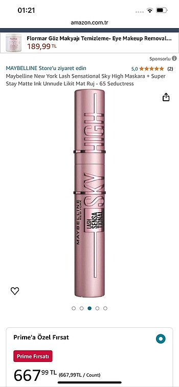 Maybelline Maybelline maskara