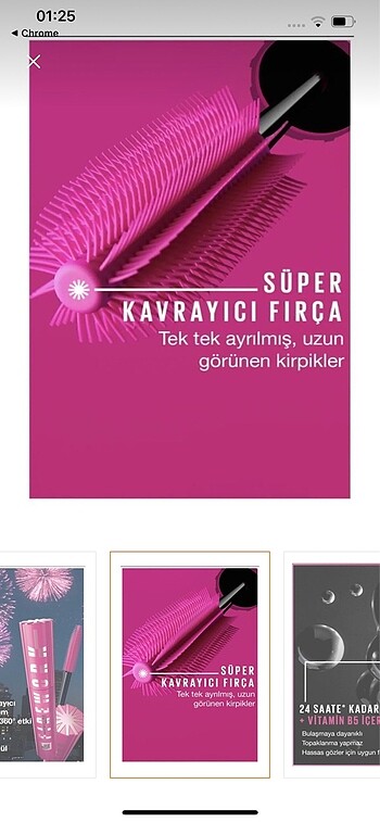 Beden Maybelline maskara