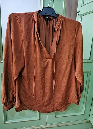 l Beden kahverengi Renk H&M bluz