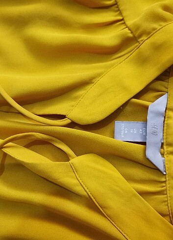 l Beden sarı Renk H&M bluz
