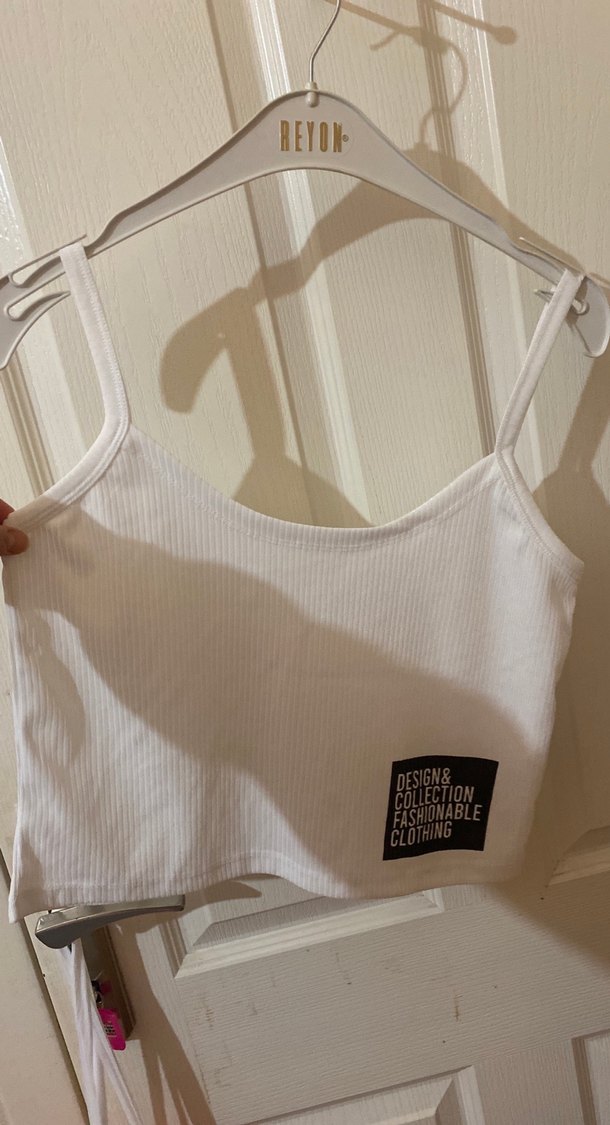 Beyaz Pamuklu İnce Askılı Atlet - Görsel 2