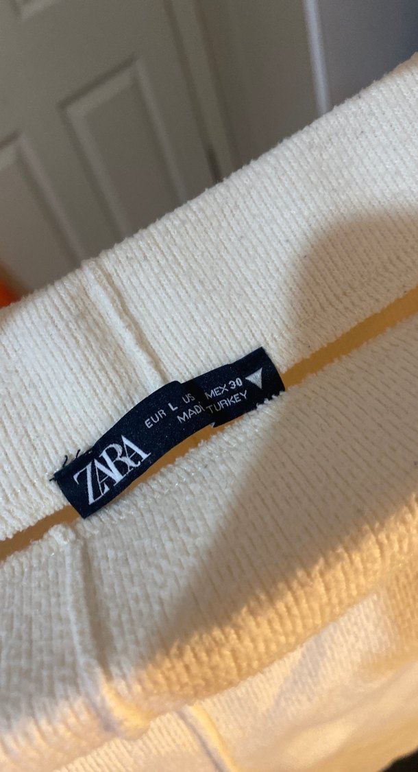 Beyaz Rahat Midi etek - Görsel 4