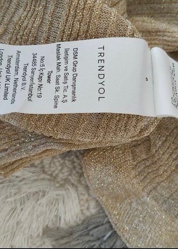 Bej Kısa Kollu Bohem Triko Kadın Kazak - Görsel 6