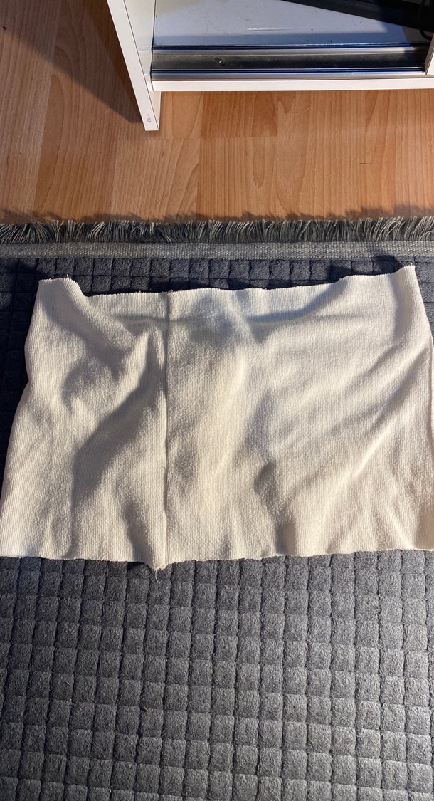 Bej straplez bluz - Görsel 2