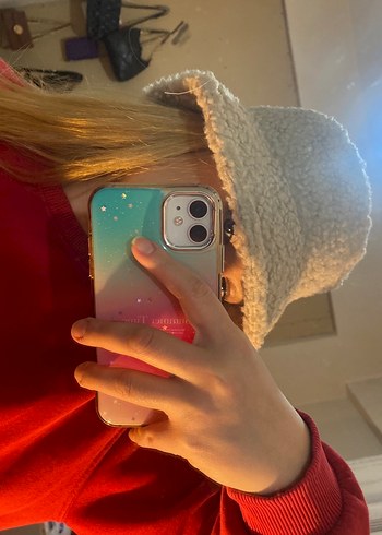 Kadın Bej Peluş Şapka - Görsel 3