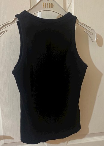 Siyah V Yaka Mini Payetli Atlet - Görsel 6