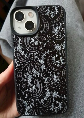 Siyah Dantel Gorunum Gotik Telefon Kılıfı - Görsel 2