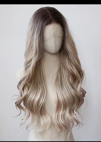 Sarı ombre peruk - Görsel 2