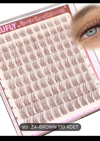 Doğal görünümlü takma kirpik satıldı - Görsel 2