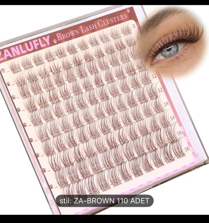 Doğal görünümlü takma kirpik satıldı - Görsel 2