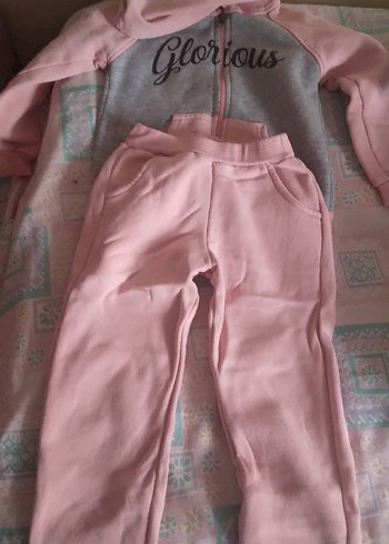 Kız Çocuk Pembe Fermuarlı Sweatshirt - Görsel 3