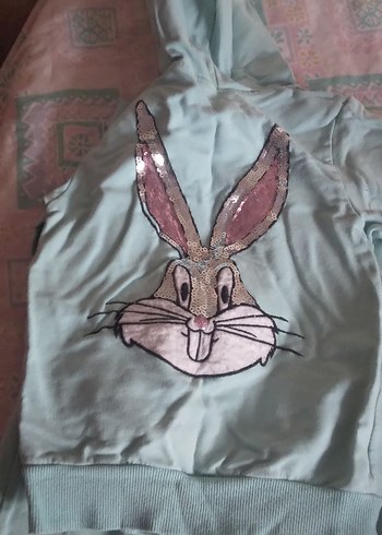 şu yeşili Nakışlı Kız Eşofman Takımı - Görsel 5