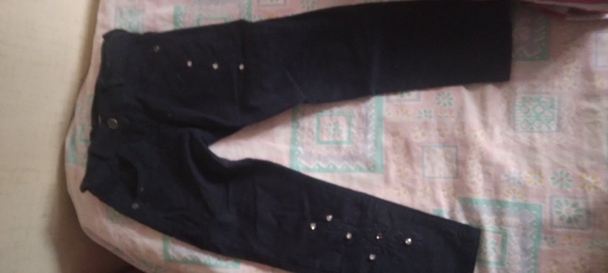 kız çocuğu keten pantolon - Görsel 2