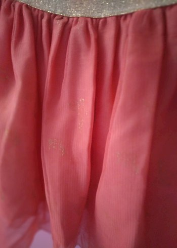 Puantiyeli Pembe Fırfırlı Kız Eteği - Görsel 5