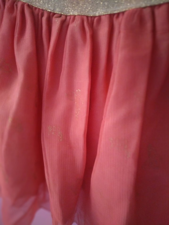 Puantiyeli Pembe Fırfırlı Kız Eteği - Görsel 5