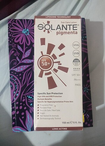 Solante güneş kremi
