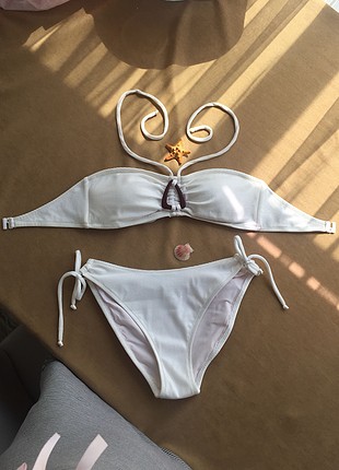 38 Beden Ekru Bikini Takımı