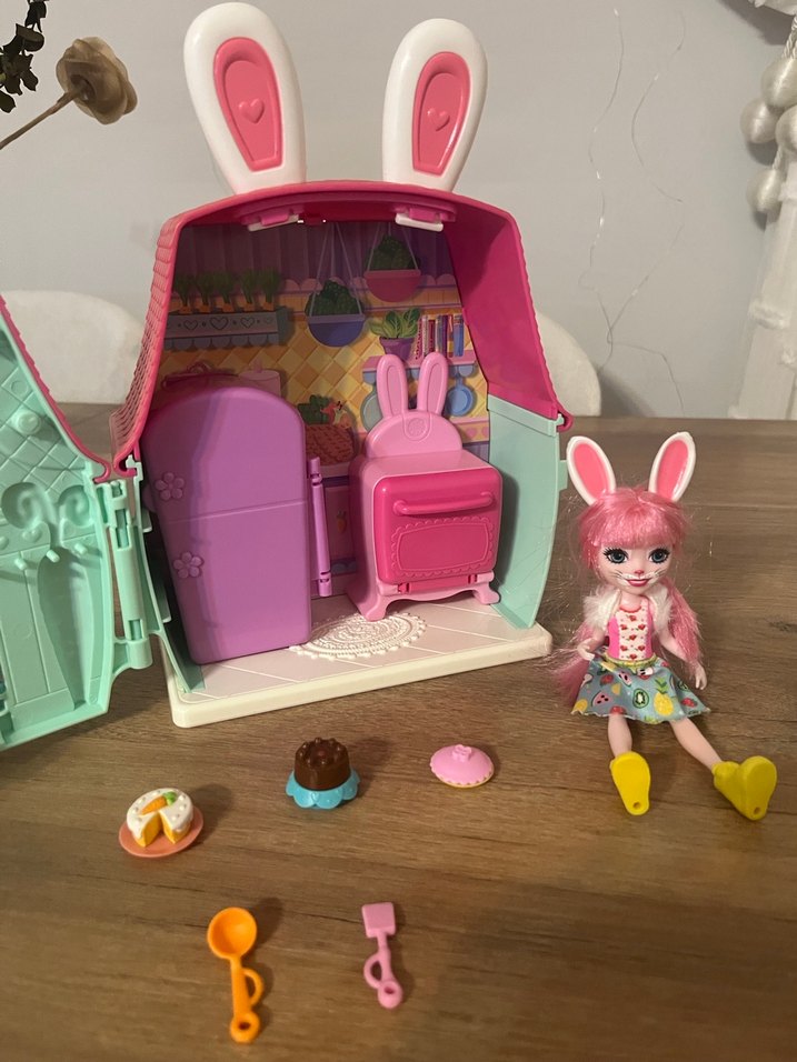 Enchantimals Pembe Tavşan Temalı Mini Oyun Evi Seti - Görsel 2