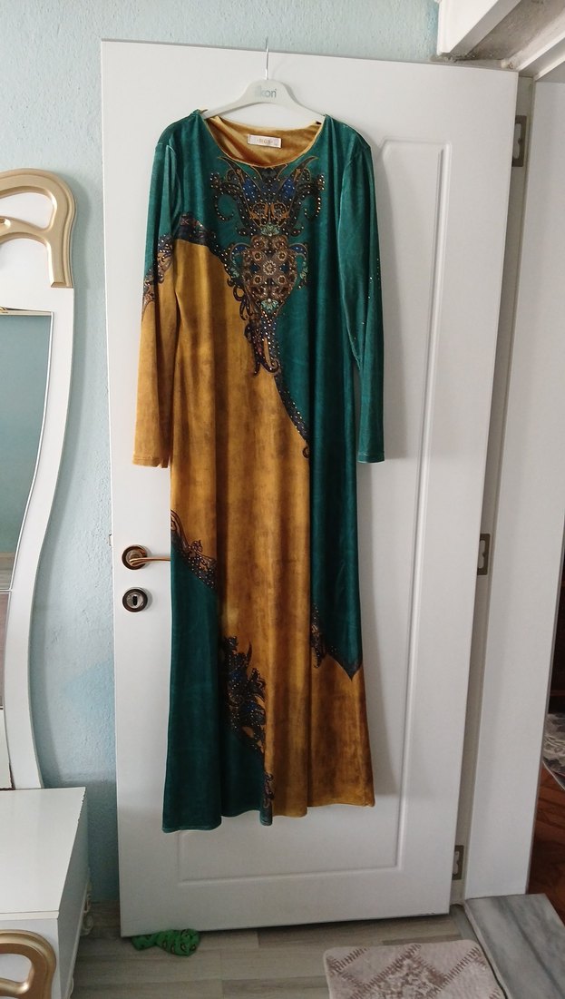 Uzun Bohem Kadın Elbise - Görsel 2