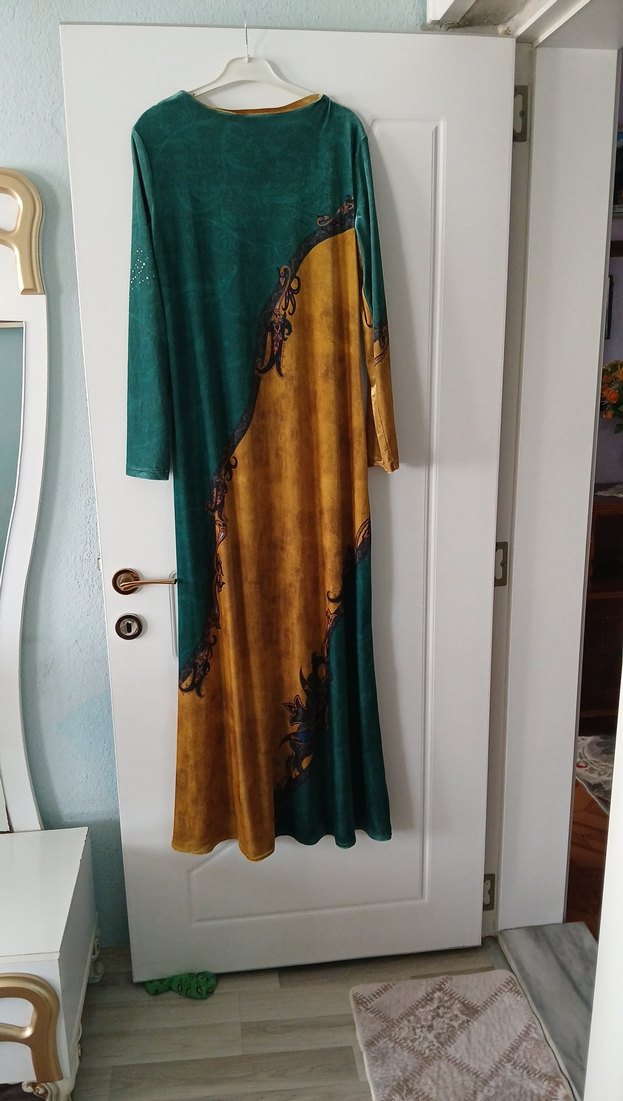 Uzun Bohem Kadın Elbise - Görsel 4