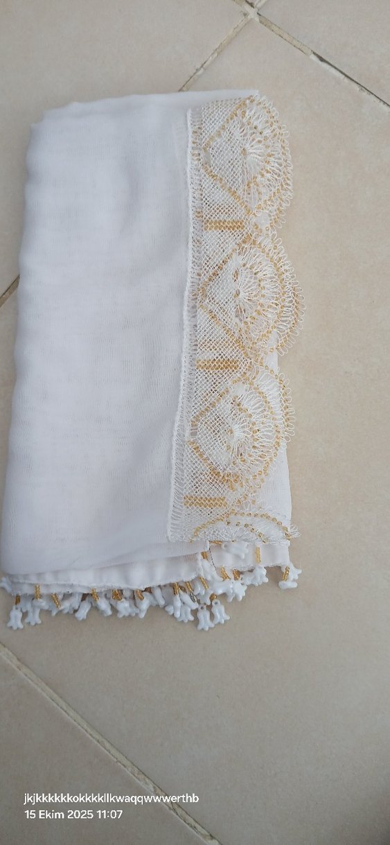 Dantel Detaylı Beyaz Kadın leçek - Görsel 3